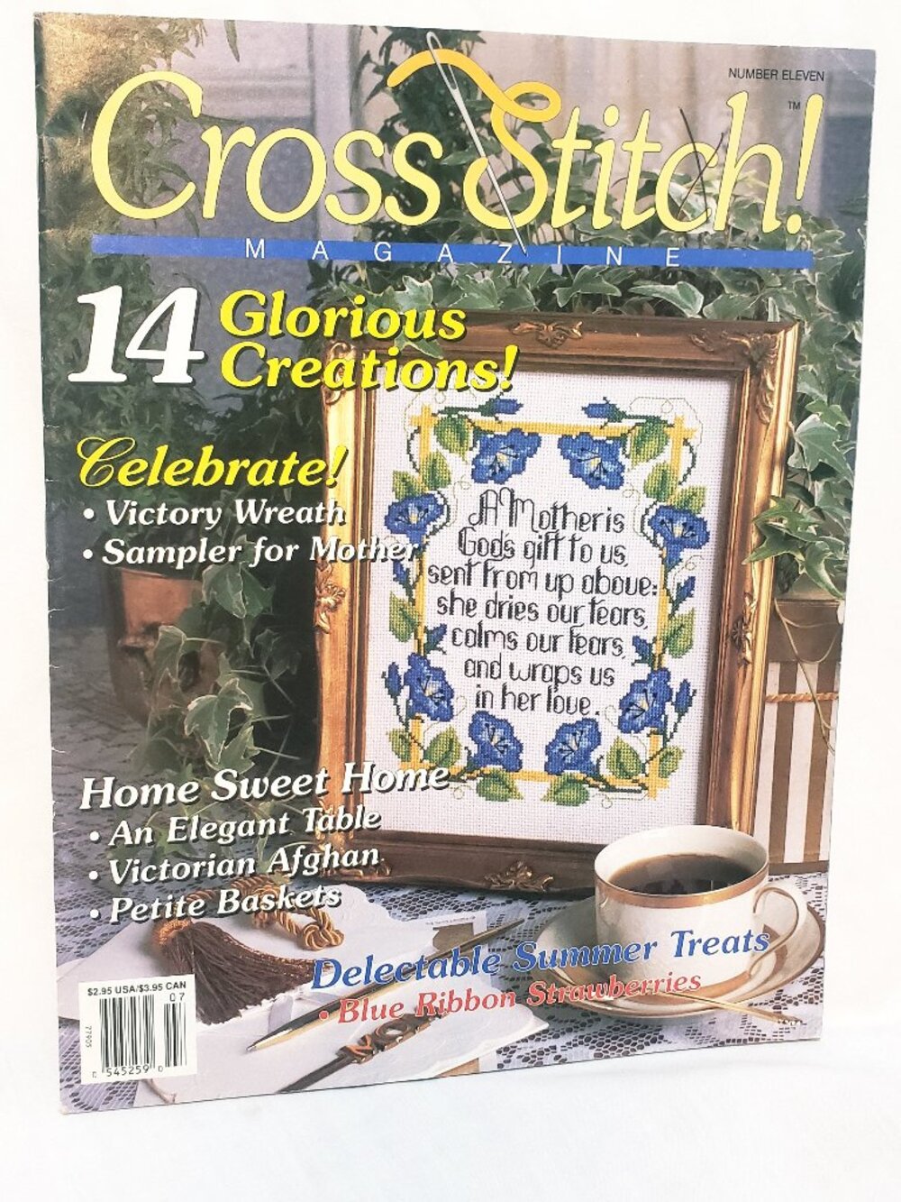 Cross Stitch Magazine Patterns 14 Designs 1992 Mariner's Dream Very Berry Mother